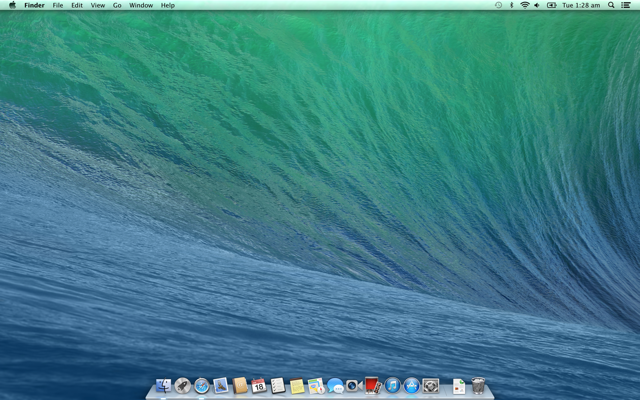 Mavericks desktop
