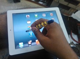 Stylus - a DIY substitute for your finger...