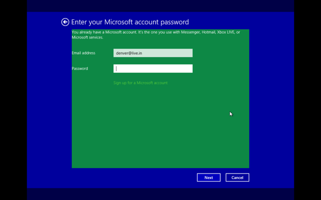 Log in