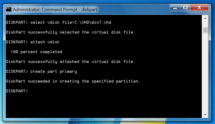 Create partition