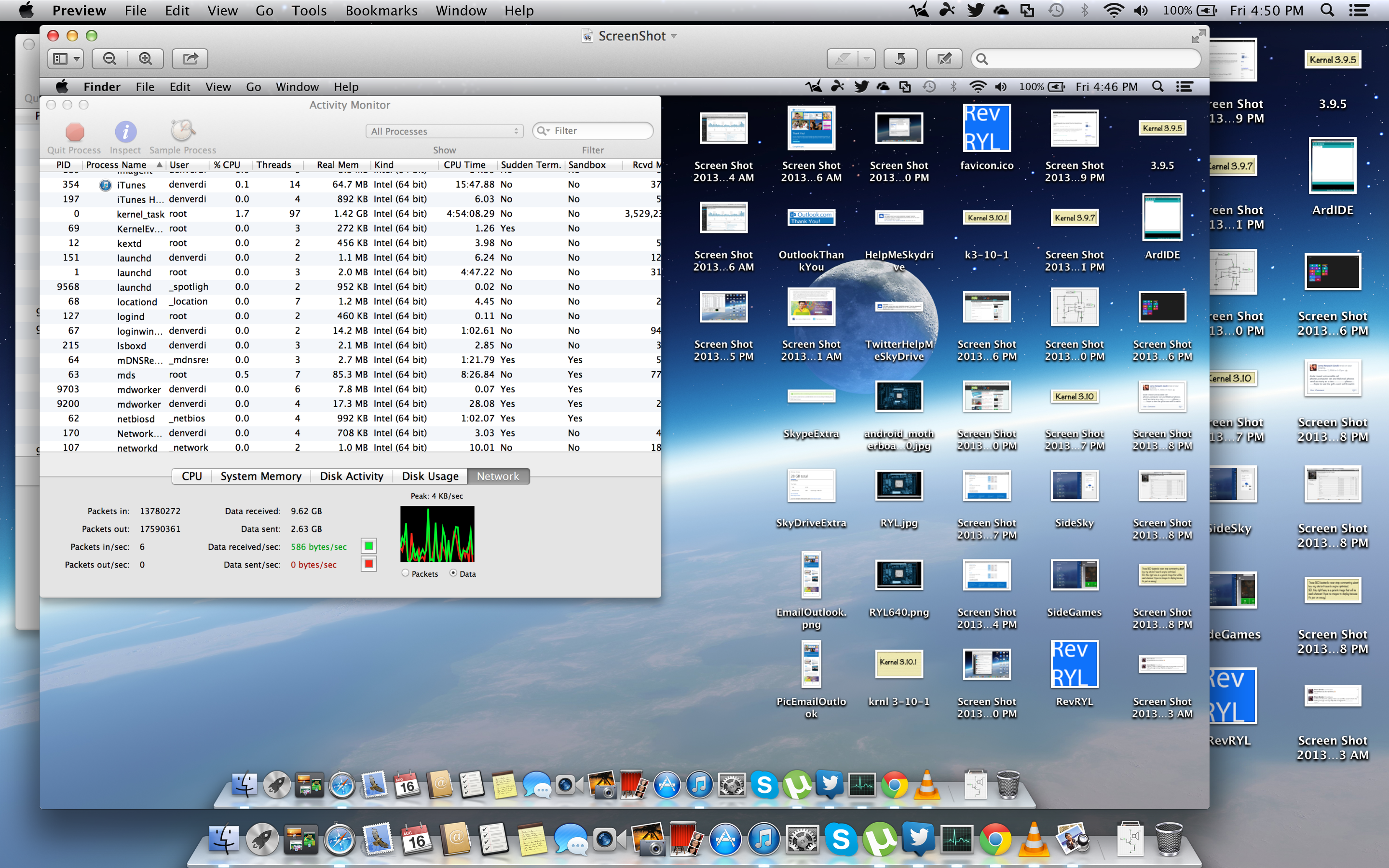 Screenshot preview
