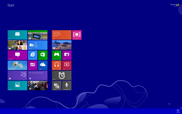 Right click Start