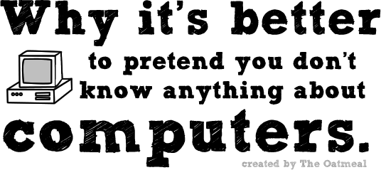 Better to pretend not to know...
