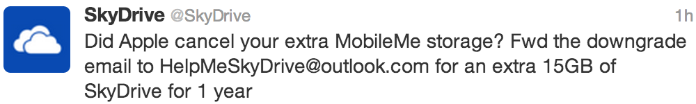 Move from MobileMe
