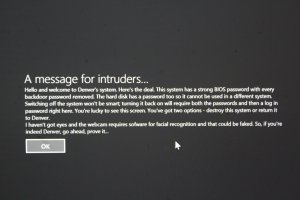Login warnings for Windows...