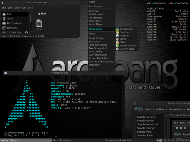 Как установить archbang linux