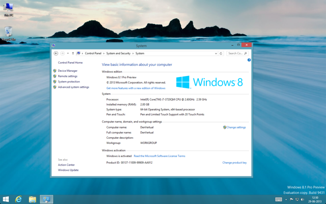 Windows 8.1 System