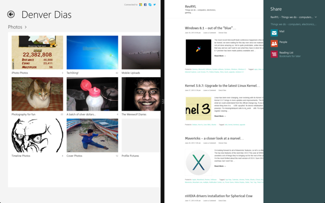 Charms continue to focus on Internet Explorer
