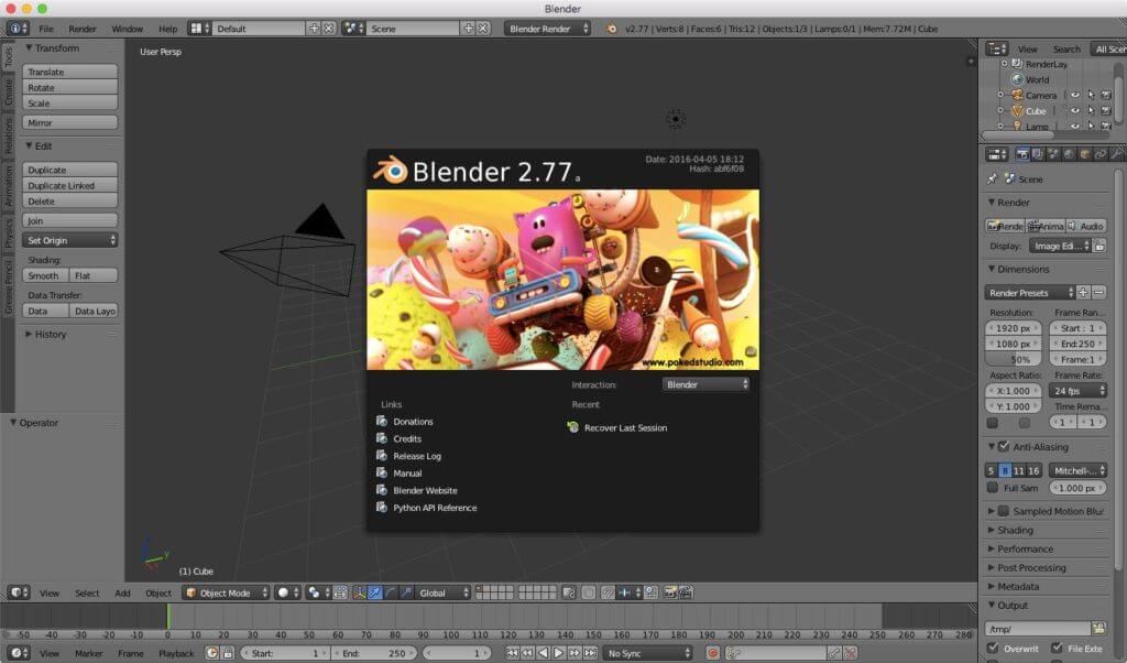 blender download mac os x